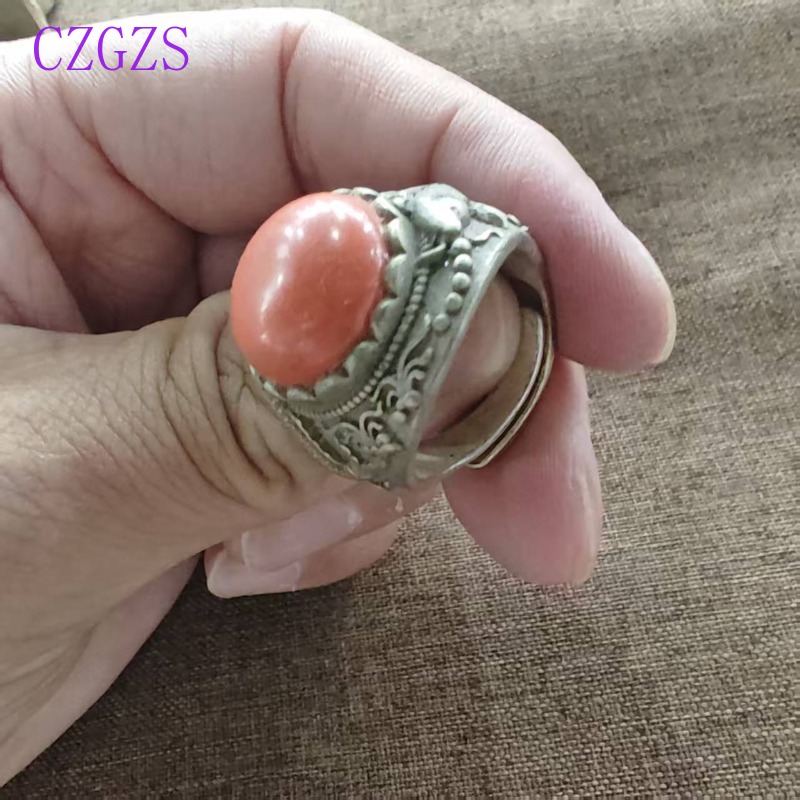 Men Accessories Ethnic - Cincin Etnis Retro yang Dapat Disesuaikan