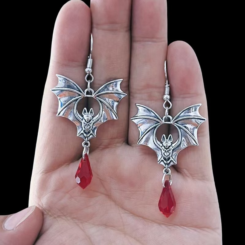 Men'S Vampire Accessories - Anting Kelelawar Vampir Gotik untuk Wanita