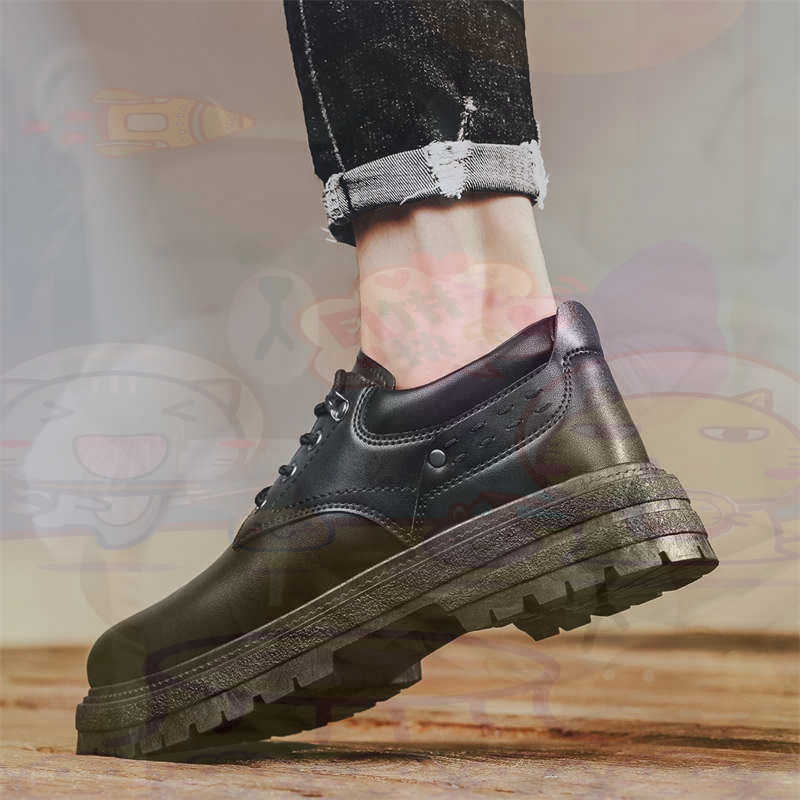 Men'S Accessories Canada - Sepatu Pria Tenis Pelatih Fashion Kulit