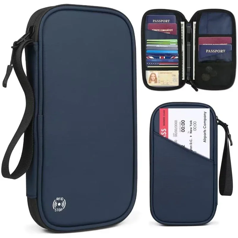Men Accessories Wrist - Dompet Sampul Paspor Perjalanan Keluarga Ringan