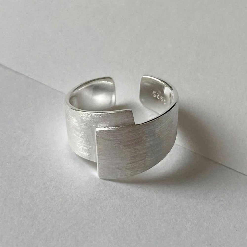 Men'S Minimalist Accessories - Cincin perak Sterling 925 untuk wanita