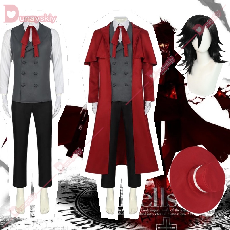 Men'S Vampire Accessories - Setelan Cosplay Anime Comic Hellsing Alucard