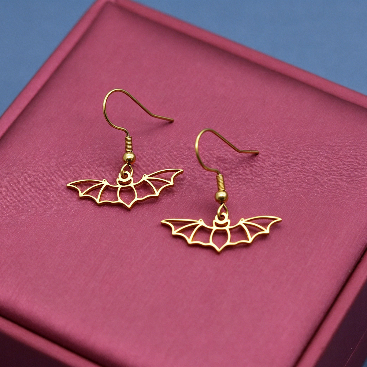 Men'S Vampire Accessories - QIAMNI Anting Gantung Kelelawar Vampir Gotik