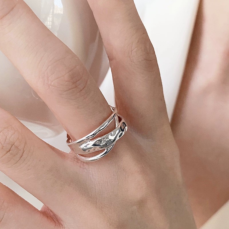 Cincin perak Sterling 925 untu - Men'S Minimalist Accessories ulasan dan harga