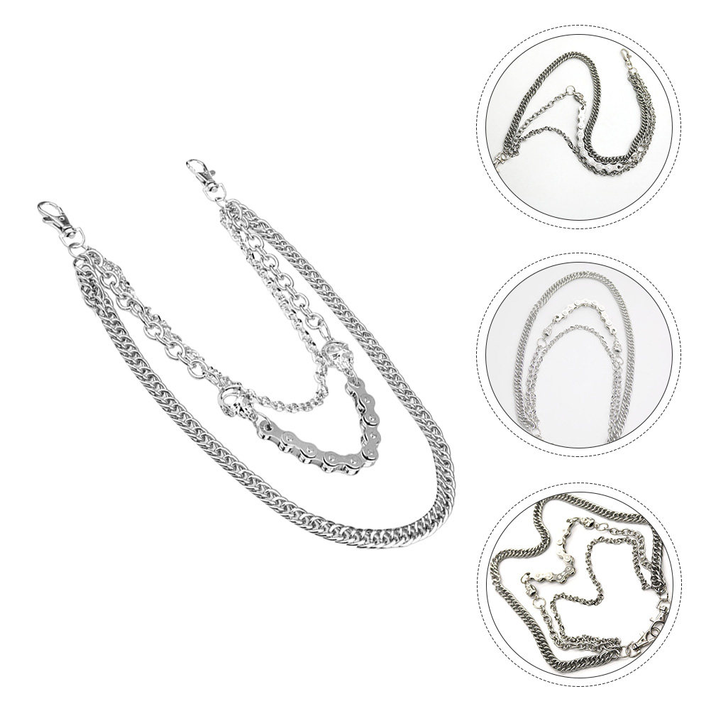 1 buah rantai tengkorak logam  - Men Accessories Silver ulasan dan harga