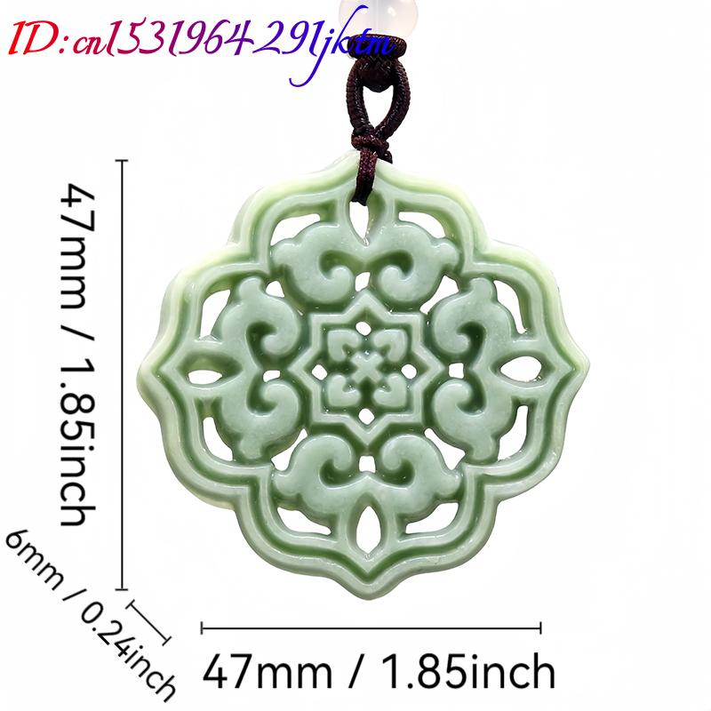 Kalung liontin bunga giok asli - Men Accessories For Gift ulasan dan harga