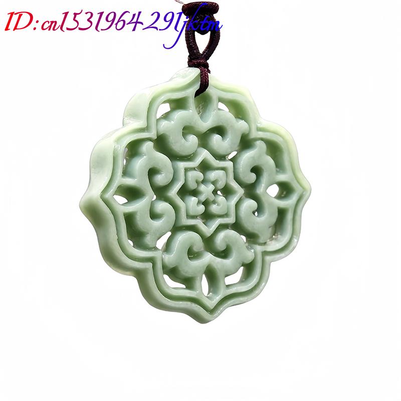 Kalung liontin bunga giok asli - Men Accessories For Gift ulasan dan harga