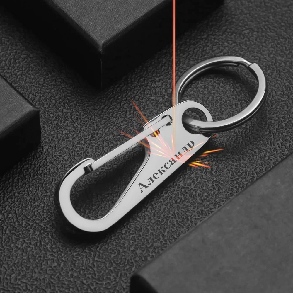 304 Gantungan Kunci Baja Tahan - Men Accessories Silver ulasan dan harga