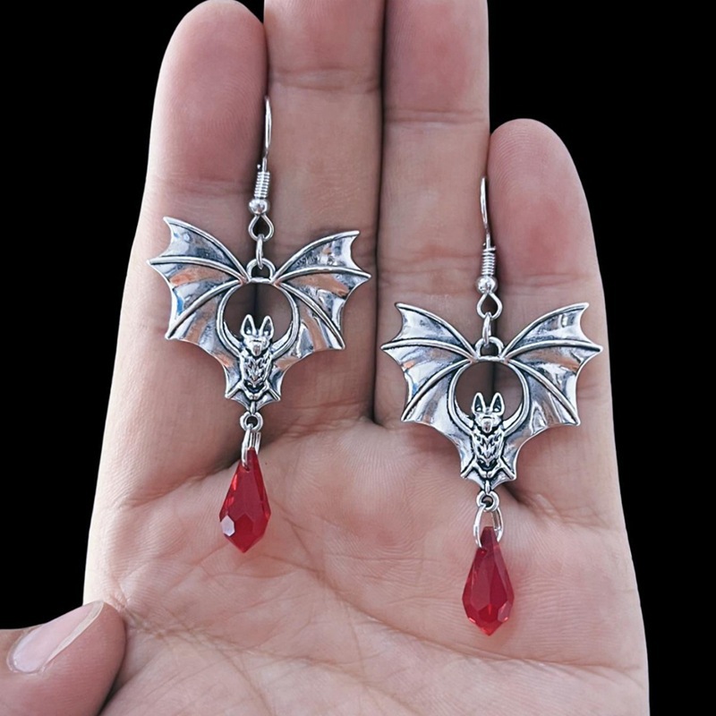Anting Kelelawar Vampir Gotik  - Men'S Vampire Accessories ulasan dan harga