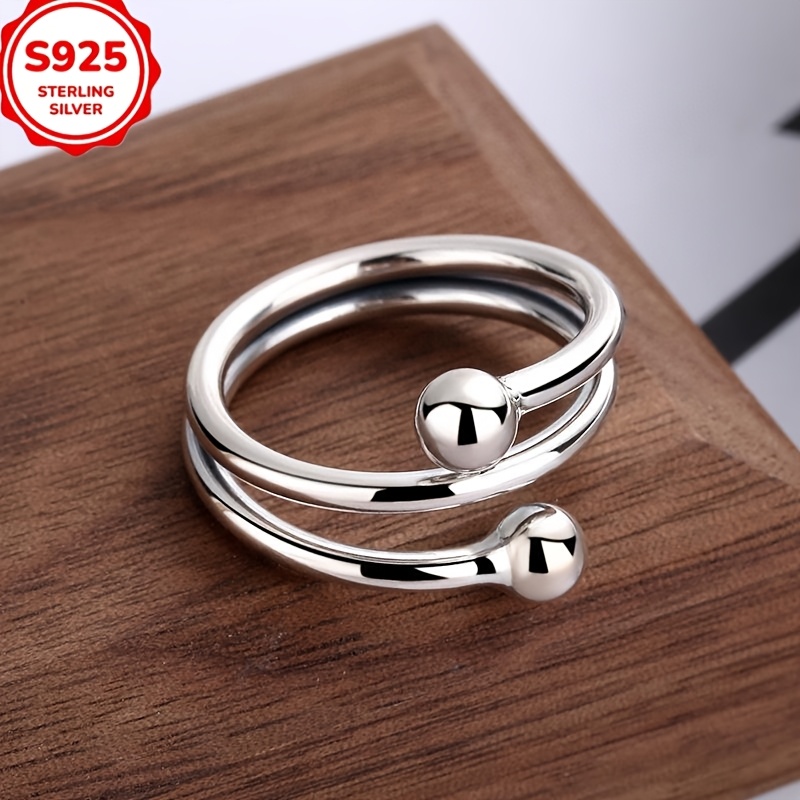 Cincin Manik Perak Murni 925 L - Men'S Minimalist Accessories ulasan dan harga