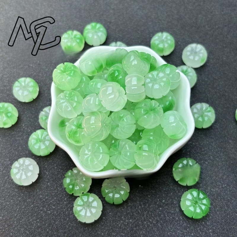 10 Buah Manik-manik Labu Giok  - Men Accessories For Gift ulasan dan harga
