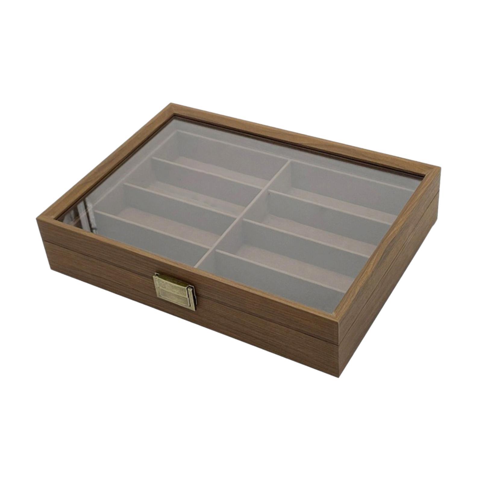 Kotak Organizer Kacamata Kayu  - Men Accessories Drawer ulasan dan harga