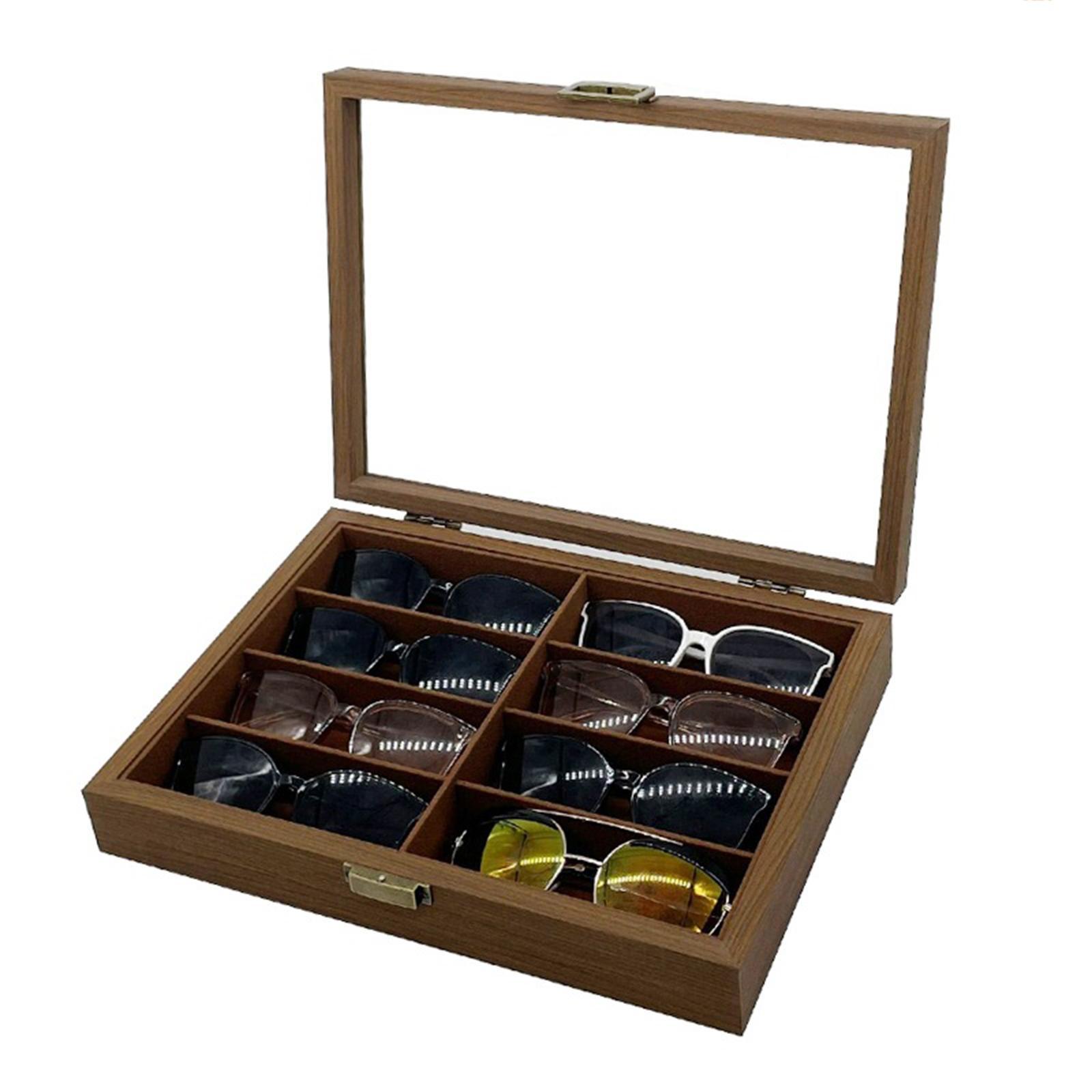 Kotak Organizer Kacamata Kayu  - Men Accessories Drawer ulasan dan harga
