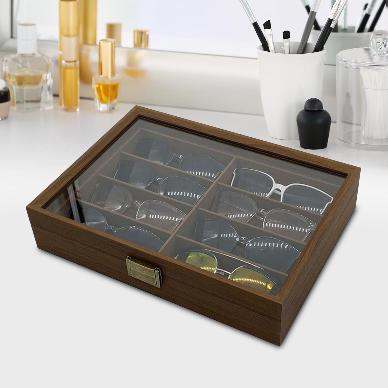 Kotak Organizer Kacamata Kayu  - Men Accessories Drawer ulasan dan harga