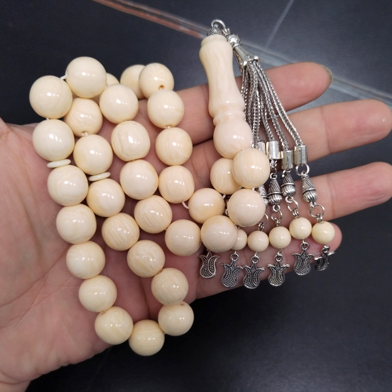 Tasbih Resin Beige, gelang Mis - Men Accessories Ethnic ulasan dan harga