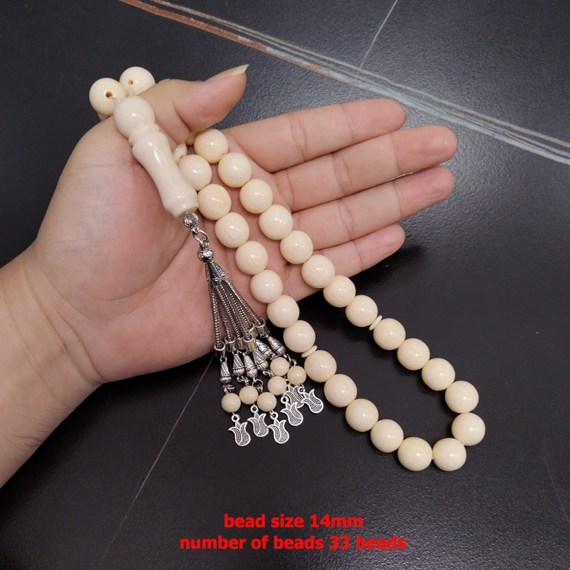 Tasbih Resin Beige, gelang Mis - Men Accessories Ethnic ulasan dan harga