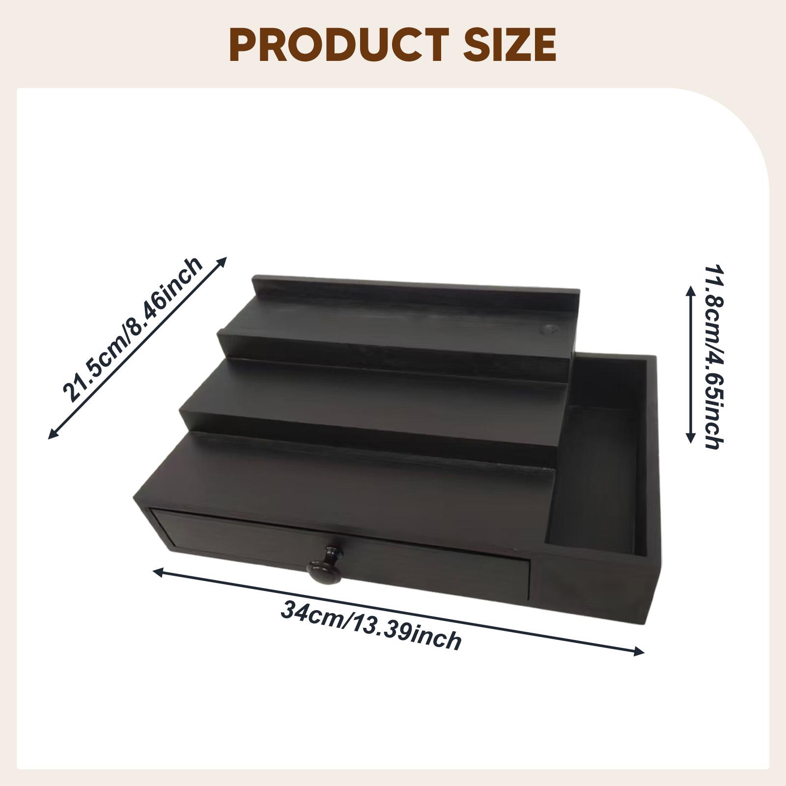 Rak Penyimpanan Parfum Kayu Ti - Men Accessories Drawer ulasan dan harga