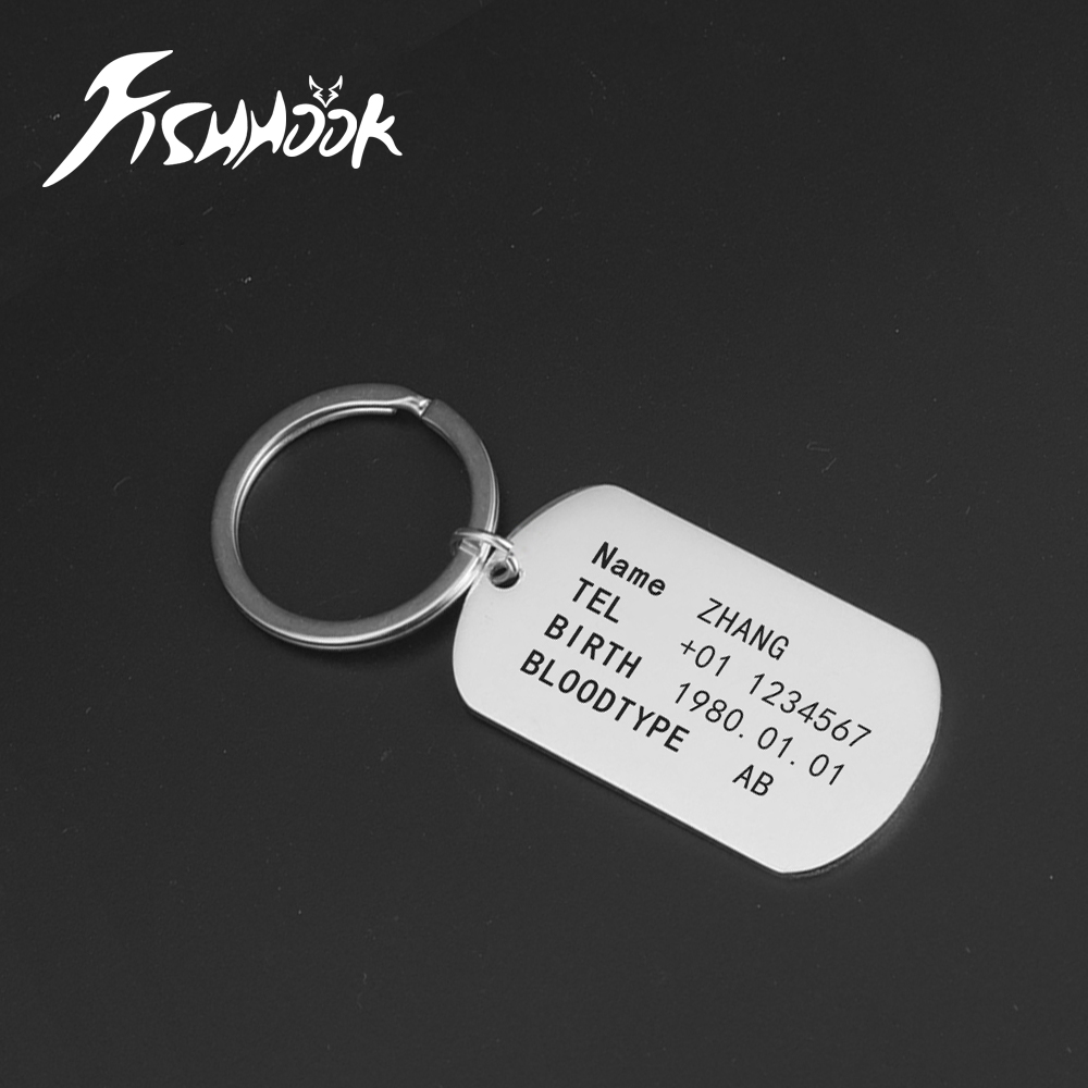 Gantungan Kunci Dog Tag Tentar - Men Accessories Silver ulasan dan harga