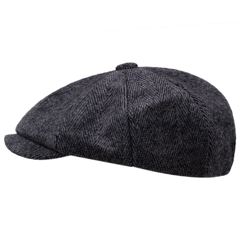 Topi Segi Delapan Wol Gangster - Men'S Accessories Canada ulasan dan harga