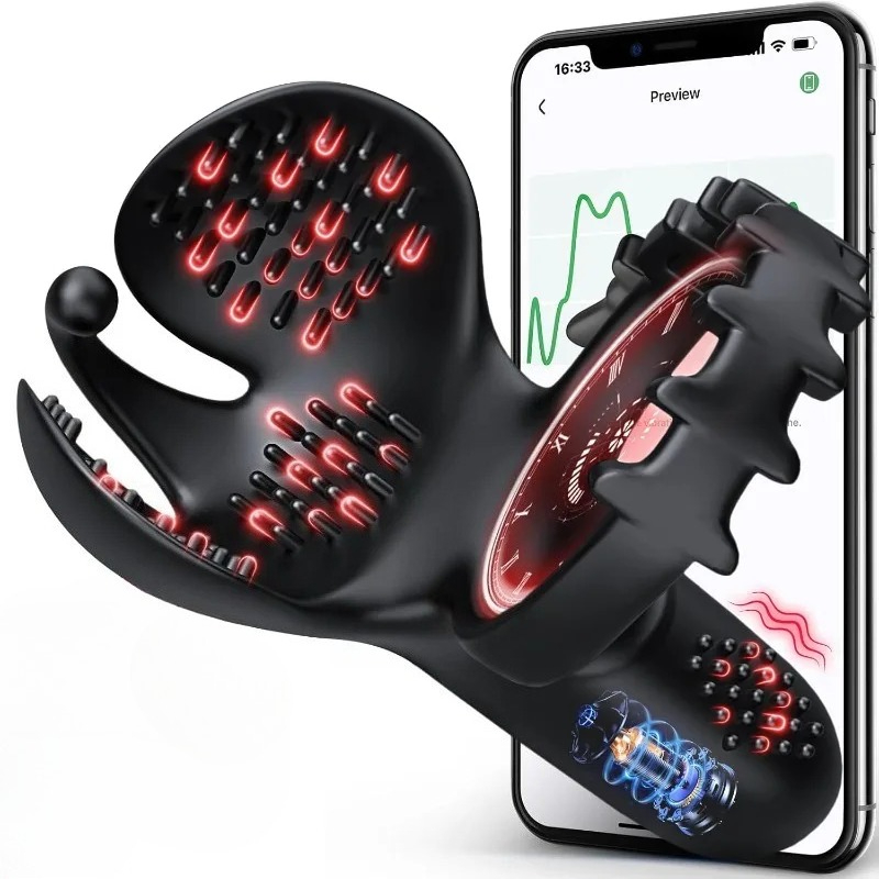 Cincin Penis Vibrator Kontrol  - Men Accessories App ulasan dan harga