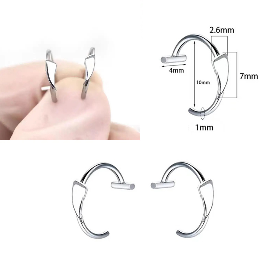6pcs Cincin Bibir Palsu Stainl - Men'S Vampire Accessories ulasan dan harga